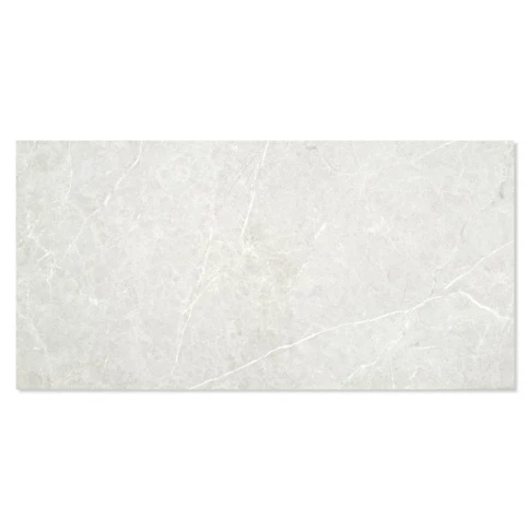 Marmor Klinker Firenze Ljusgrå Blank 30x60 cm